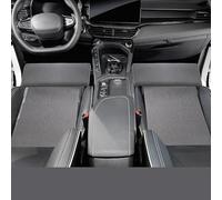 SZMBHSD 2 Piezas Extensor de Asiento de Coche, para Hyundai Elantra EV Verna, cojín de Apoyo para piernas de Cuero Resistente al Desgaste, para conducción de Larga Distancia,Grey