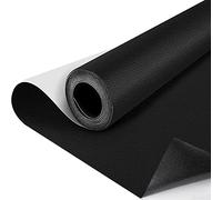 SZMMG Cuero Adhesivo Negro 60 x 300 cm,Polipiel Adhesiva,Reparación de Cuero Parches,Piel Adhesiva para Tapizar,para Asiento de Coche,Muebles,Silla de oficina,Chaqueta,Sofá,Mochila