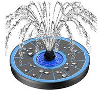 SZMP 3.5W Fuente Solar para Estanque,2024 Nuevo Bomba de Agua Solar,Solar Fuente con 8 boquillas y 4 fijadores,para Estanque de Jardín Fuente,Baño para Pájaros,Piscina,Circulación de Agua