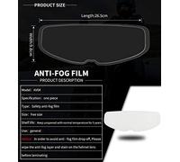 SZMYLED - Película antivaho para casco, adhesivo antivaho para lente de casco completo, universal, adhesivo para visera de casco de motocicleta