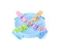 szoii Competencia interactiva Alimentación ranas Comer frijoles hambriento rana juego para la venta (azul)