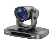 SZOOMSY Cámara PTZ 4K 21X con zoom óptico, HDMI, 3G-SDI, USB, transmisión IP POE, seguimiento automático, cámara PTZ para sala de conferencias para servicios de iglesia, culto, educación, YouTube
