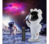 SZPACMATE Astronaut Galaxy Star Proyector de Techo, Starry Night Light con Nebulosa, Temporizador y Control Remoto, Dormitorio, los Mejores Regalos Para Niños y Adultos