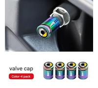 SZPXXX 4PCS Aluminio Vástago de Válvula de Neumático para Smart #1 AB 2023, Impermeable y Resistente, con Anillo de Goma,Reemplazo de Neumáticos