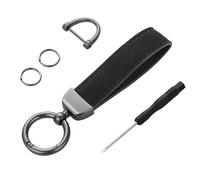 SZPXXX Llavero Coche de Piel de Fibra Hombre para VW Golf Plus 5M | Bj. 2004-2014, Adecuado como Regalo para el Día del Padre y Cumpleaños, Accesorios Coche