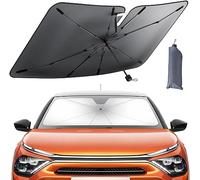 SZPXXX Parasol para Coche para Renault Clio III/3-türer (Bj.2006-2012), Visera Frontal Plegable, protección UV y Bloqueo de Calor, Cubierta para Parabrisas, Visera para Coche