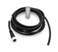 SZRMCC M12 A-Code 4 pin Conector Hembra a Cable Desnudo Ethernet Sensor I/O Cable para Cámara Industrial Fieldbus Módulo Dispositivo Profinet 22AWG (8m)