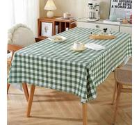 SZRWOPLO Mantel Rectangular de Vinilo elástico Mantel de plástico 100% Impermeable Apto para Picnic, Camping y Exteriores (8 Colores) 138 * 220cm Verde Oscuro