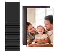 SZSIQI 15 Pcs Marcos de Fotos Imanes Personalizados Nevera, 9,5 x 6,5 cm Mini Marco Foto Iman Nevera para Polaroid Instax Mini Papel Fotografico, Marcos de Fotos Magnéticos para Foto Postal, Negro