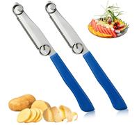 SZSMW 2 Piezas Cuchillos para Cortar RáPido - Cuchillos de Corte RáPido - Ideal para Tareas MáS Complejas En La Cocina, Haciendo Que Tu Trabajo En La Cocina Sea MáS FáCil Y Eficiente