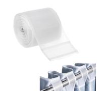 SZSMW Cinta Para Cortinas - Cinta Cortina - Adecuado para Todo Tipo de Estilos de Cortinas, Muy Adecuados para Cortinas En Dormitorios, Salas de Estar, BañOs, Comedores, Salas de Estudio(10 cm * 10 m)