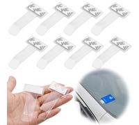 SZSMW Paquete De 8 Unidadesparking Ticket Holder - Coche Ticket Clip - Parabrezza Auto Trasparente - Adecuado para Superficies De Parabrisas, Superficies De FrigoríFicos, Paredes De Cocinas