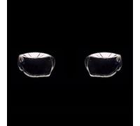 SZSS-CAR Un par de fundas para faros delanteros de coche compatibles con BMW MINI F60 2017 2018 2019 2020 2021 2022 2023 reemplazan la cubierta original de la carcasa del faro