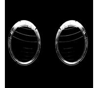 SZSS-CAR Un par de fundas para faros delanteros de coche compatibles con BMW MINI R50 R52 2001 2002 2003 2004 2005 2006 reemplazan la cubierta original de la carcasa del faro