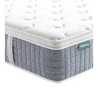 SZsuilong Colchón 90 x 200 x 24 H3 con 7 zonas de muelles con espuma, colchón ortopédico de muelles ensacados, certificado Öko-Tex, 100 noches de sueño