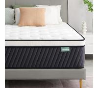 SZsuilong - Colchón de 120 x 200, 26 cm de grosor híbrido con espuma de memoria de forma resortes ensacados, Firmeza media 7 zonas de confort equilibrado y transpirable, certificado Oeko-Tex