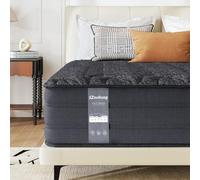 SZsuilong Colchón de 200 x 200 cm, altura 30 cm, colchón de muelles de 7 zonas con certificado Öko-Tex, colchón ortopédico de muelles ensacados con capa de espuma viscoelástica Confort, dolor de