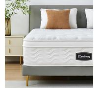 SZsuilong - Colchón de 90 x 200, 30 cm, grosor H3 H4, colchón híbrido con memoria de forma y resortes independientes, alta resiliencia, 7 zonas, perfecto soporte ultra transpirable, certificado