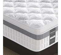 SZsuilong - Colchón híbrido de 90 x 200, grosor de 28 cm, con memoria de forma y resortes independientes, alta densidad, 7 zonas, transpirable, duradero, CertiPUR-US y Oeko-Tex