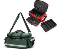 SZSXYBZ Personaliza lo que necesitas para primeros auxilios, bolsa de hombro vacía EMS, bolsa profesional de primeros auxilios con 4 compartimentos grandes para suministros de emergencia, Green,