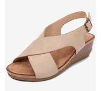 SZTEE Sandalias ortopédicas para Mujer con Soporte para el Arco, Sandalias para Fascitis Plantar para pies Planos, Sandalias de Playa con Plataforma y Punta Abierta de Verano
