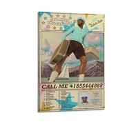 SZTIANCAI Tyler The Creator Posters Call Me If You Get Lost - Póster de álbum para dormitorio, sala de estar, decoración de pared, póster estético Art Deco de 20 x 30 cm, estilo marco