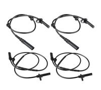 SZTMYVUW Compatible con BMW para E70 E71 F15 F16 F85 F86 X5 X6 Sensor De Velocidad De Rueda Delantera Trasera Izquierda Derecha ABS 34526771776 34526771777 SU12022 ALS1832 Piezas de Repuesto(A Set)