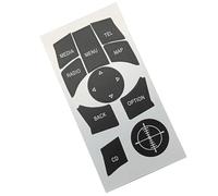 SZTMYVUW Compatible con BMW Serie 3 E90 E91 E92 E93 F30 F34 Multimedia para Coche CD Radio Menú Teléfono Mapa Interruptor Botón Kit De Reparación Adhesivo Calcomanía Pegatinas de reparación