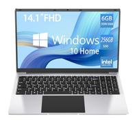 SZTPS 14.1 Inch Ordenador Portatil de Windows 11 Laptop PC Intel Celeron J4105, 6GB DDR4256GB SSD Computadora Portatil FHD IPS (1920 * 1200) ，Quad Core 4000mAh Battery 5G WiFi HDMI QWERTY Keyboard