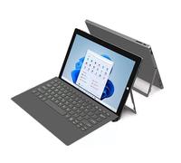 SZTPS® 2 en 1 PC Tablet Laptop con Teclado, Notebook Windows 11, Tablet Intel N4020, 8GB RAM 256GB ROM, FHD IPS Display1920x1280, 2.4G+5G WiFi, BT4.2, Type C, (QWERTY Teclado)