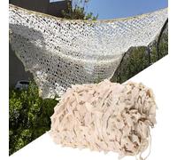 SZTVECFW Camouflage Netting,Army Camo Net,Sunscreen for Outdoor Camping Hunting Shooting Hide Party Decorations,Garden Pergola Shading,Camouflage Netting Roll,Beige(4x6m(13.1x19.7ft))