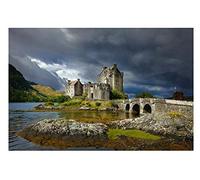 SZTVECFW Puzzle Jigsaw 1000 Piezas Castillo de Eilean Donan, Escocia Ocio for Adultos Entretenimiento Juguetes educativos for niños