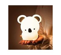 SZTXJ Koala Night Light for Nursery, Koala Lamp for Nursery, Cute Koala Gift for Girl, Portable Silicone Night Light for Baby, Nursery Lamp, USB Night