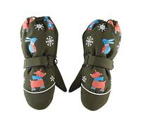 szvbofueck Accesorios para el cabello Boda Barato Niño Nieve Guantes gruesos Guantes cálidos Danza del Vientre Top Mujer (Verde, 5-8 Años)