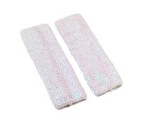 szvbofueck Guantes largos de lentejuelas blancas con botones grandes, guantes elásticos sin dedos, para mujeres y niñas, disfraz de danza del vientre, tallas grandes (blanco, talla única)