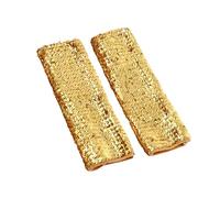 szvbofueck Guantes largos de lentejuelas blancas con botones grandes, guantes elásticos sin dedos, para mujeres y niñas, disfraz de danza del vientre, tallas grandes (dorado, talla única)