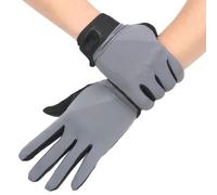 szvbofueck Guantes Mujer Guantes de Vástago Largo, Guantes de Conducción al Aire Libre Guantes de Encaje Rojo (Gri