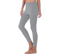 szvbofueck Leggings Mujer Falda Pantalones de Cintura Alta en Ajuste Estrecho Leggings Deportivos Color Sólido Elástico Delgado Tallas Grandes Pantalones Deportivos Al Aire Libre Cintura Elástica