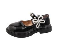 szvbofueck Mary Jane - Zapatos de noche para niña, de charol, zapatos Oxford escolares Marry Janes, Lolita, gótico, plataforma, con flores, zapatos escolares, zapatos de boda, zapatos ligeros para
