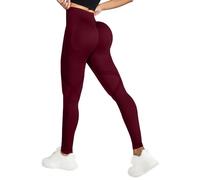 szvbofueck Seamless - Leggings deportivos para mujer, con control de abdomen, pantalones de yoga, opacos, sin rasguños, compresión, pantalones de entrenamiento, push up, elásticos, pantalones de