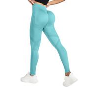 szvbofueck Seamless - Leggings deportivos para mujer, con control de abdomen, pantalones de yoga, opacos, sin rasguños, compresión, pantalones de entrenamiento, push up, elásticos, pantalones de