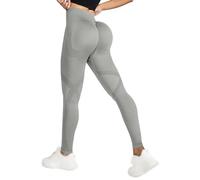 szvbofueck Seamless - Leggings deportivos para mujer, pantalones de deporte sin rasguños, pantalones de yoga, opacos, de compresión, control de abdomen, pantalones de entrenamiento, push up, elásticos