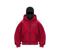 szvbofueck Sudadera con capucha con cremallera para mujer, chaqueta de invierno térmica para montañismo con doble capucha, chaqueta de peluche y bolsillos, sudadera con capucha extragrande Y2K con