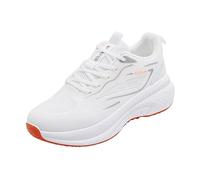 szvbofueck Zapatillas deportivas de malla para mujer, cómodas zapatillas de correr con cordones, transpirables, ligeras, cómodas, clásicas, Blanco, 39 EU
