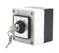 SZW26-20 - Interruptor de leva trifásico 20 A, 3 niveles con llave, IP65, carcasa impermeable para control industrial AC440 V DC240 V, inversión del motor para protección