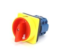 SZW26-202GS 48X48mm Panel 2 polos 0-1 20A interruptor de leva giratorio interruptor de Control candado interruptor de corte de energía