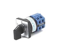 SZW26/LW26-10 2 Phase Small Double Ways Power Switching Selector Rotary Cam Switch 3 Position Lines 10A ON-OFF ON
