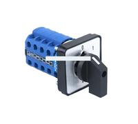 SZW26/LW26-20/0-4.4 16 Terminales 0-4. Panel de conmutación de alimentación de 5 posiciones 64/48mm 660V Ui 20A Ith Selector perillas de leva interruptor 1 Uds(0-4.4 64X64mm)