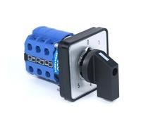 SZW26/LW26-20 0-5 seis posiciones trifásico 20A Control de enganche cambio giratorio sobre interruptor de leva 64X64 48X48 Mm montaje en Panel(0-5.3 64X64mm)