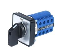 SZW26/LW26-20 4 polos 20 A 660 V ON-OFF 2 engranajes controlador de perilla de potencia interruptor de leva giratorio panel de 48 mm